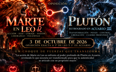 MARTE EN LEO OPOSICIÓN PLUTÓN Rx EN ACUARIO: Cuando el Poder se encuentra con el Poder